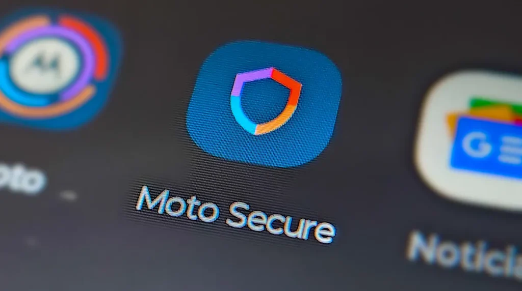 Moto Secure da Motorola, um aplicativo para gerenciar a segurança nos dispositivos Motorola